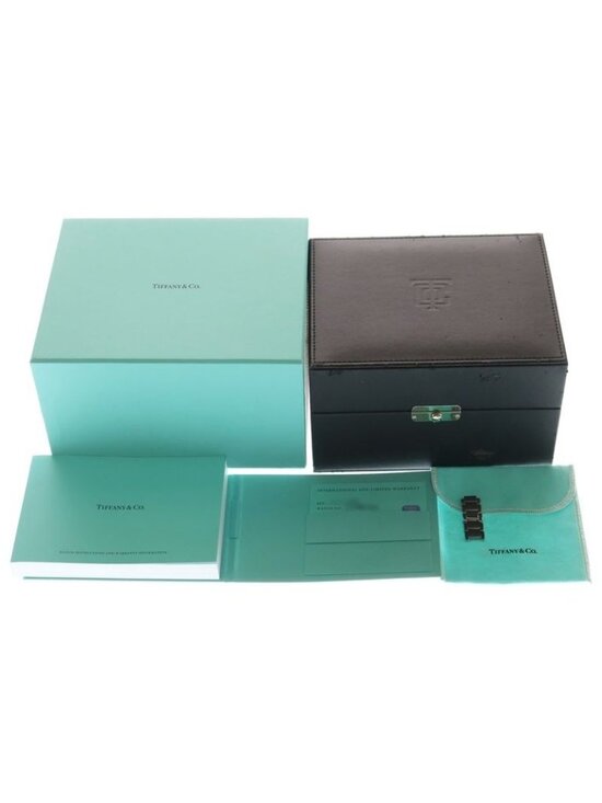 Tiffany & Co. Atlas 2 Hand Silver Dial SS Quartz Watch